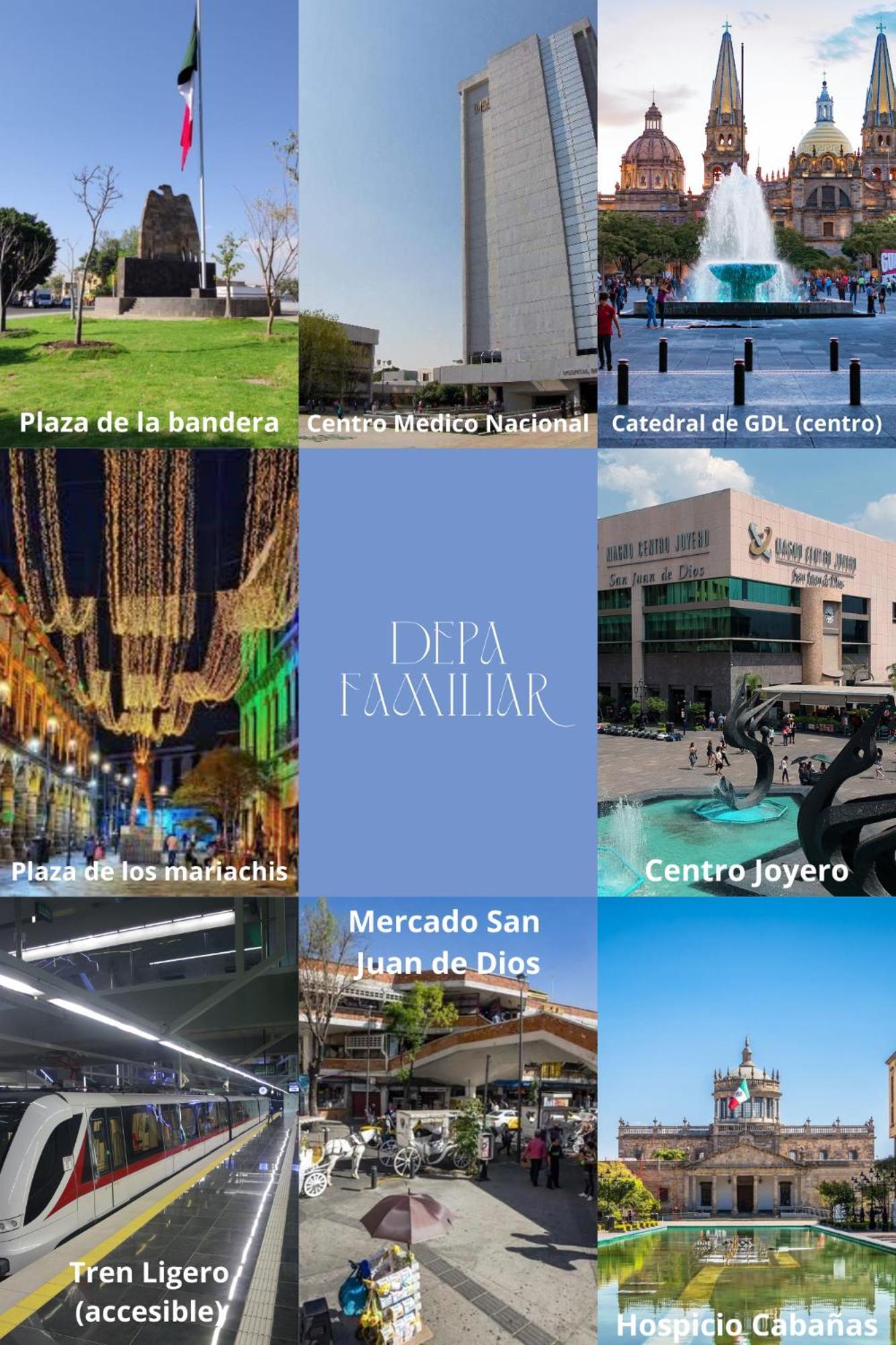 瓜达拉哈拉Depa Familiar Centrico Gdl Con Estacionamiento公寓 外观 照片
